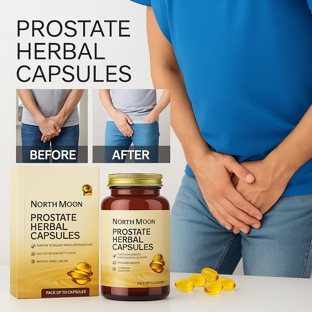 🌿 North Moon – Capsules Prostate Herbal Protégez votre prostate. Améliorez votre confort.