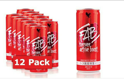 FAB – L’Énergie Naturelle en Canette (Pack de 12) | Vitalisana