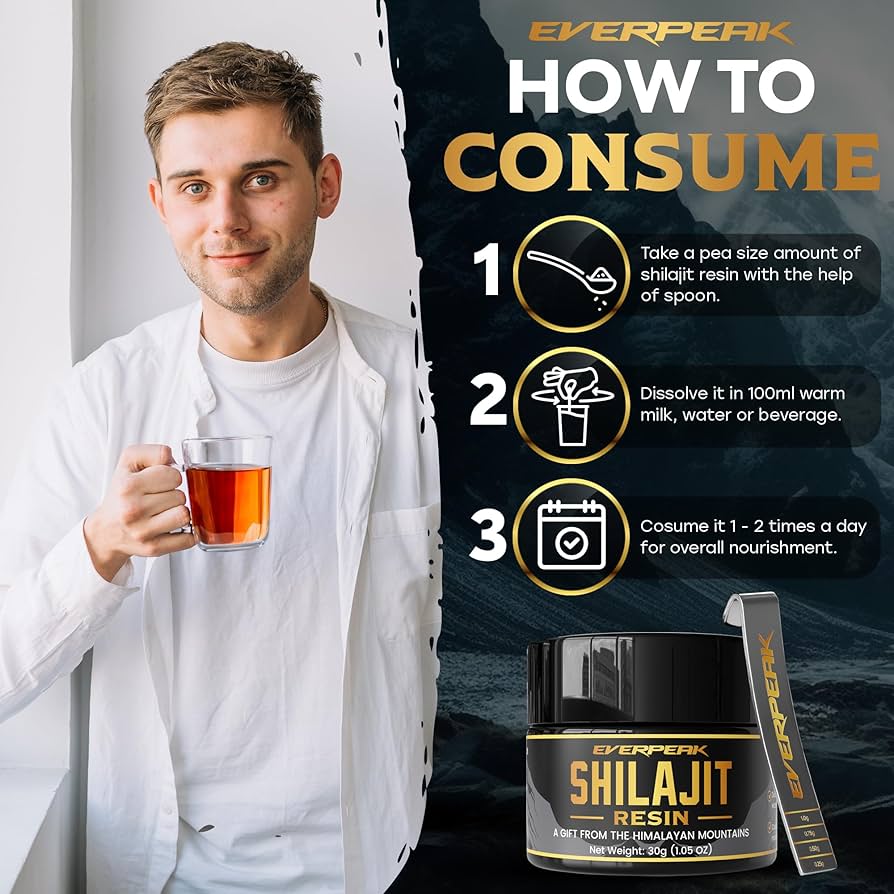 Shilajit Pure – Le Secret Ancestral pour Booster Ton Énergie, Ta Virilité et Ton Immunité Naturellement